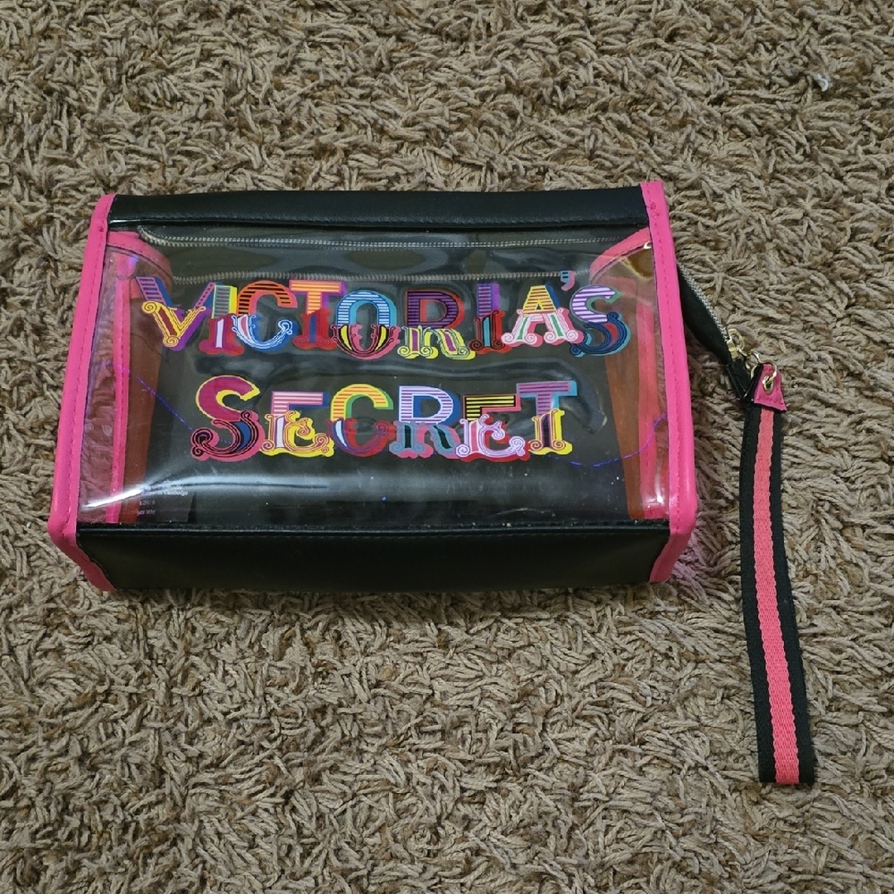 Victoria's Secret Pink and Black Garment Bag for Stylish Organization
